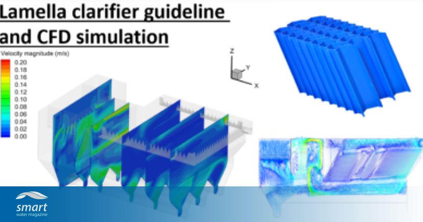 Tube settler guideline – lamella clarifier design and CFD simulation