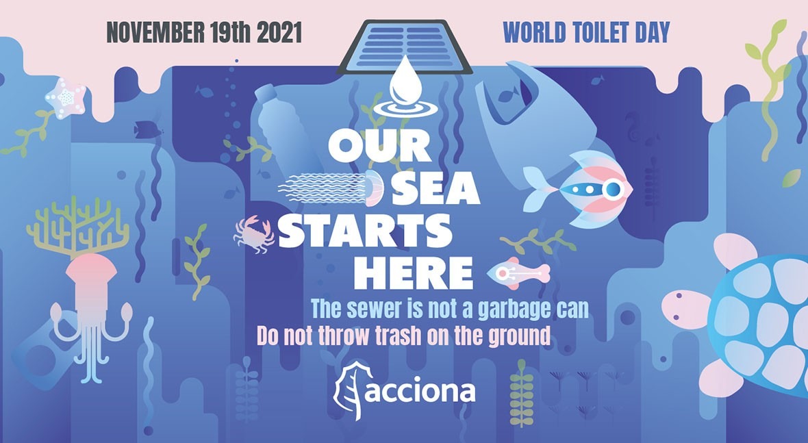 ACCIONA launches campaign to create awareness of the correct use of sanitation networks
