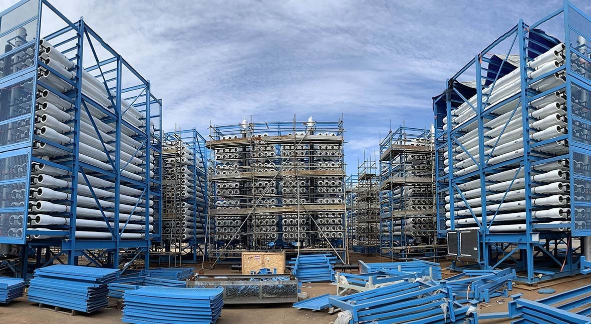 ACCIONA completes pre-assembly and delivery of RO racks for Tseung Kwan O desalination plant