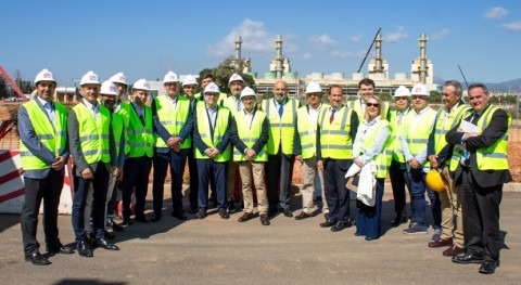 Hugo Morán visits the renovation of the Palma II WWTP, awarded to the consortium led by Tedagua