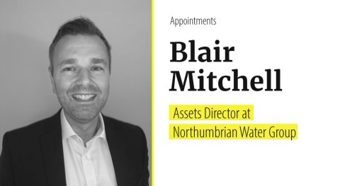 Northumbrian Water Group appoints Blair Mitchell as Assets Director