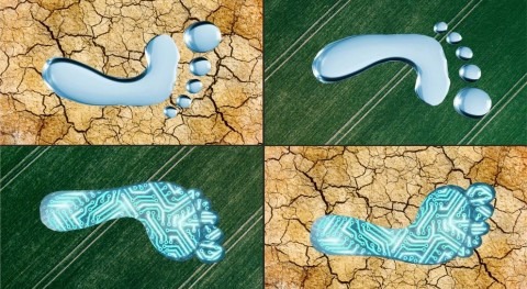 From water footprint to digital footprint
