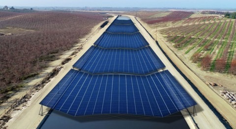 First solar canal project is win for water, energy, air and climate in California