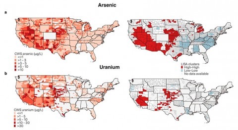 Highest metal concentrations in US public water systems found among HispanicLatino communities