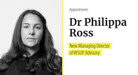 WSUP Advisory appoints Dr Philippa Ross as the new Managing Director