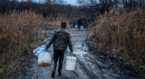 Millions of people risk being cut off from safe water as hostilities escalate in Eastern Ukraine