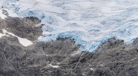 Glacier shrinkage is causing 'green transition'