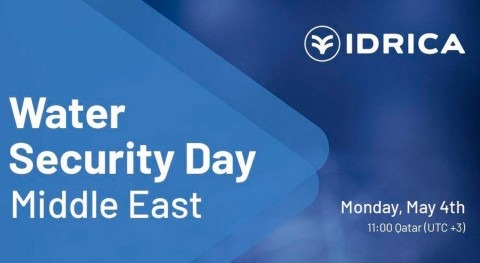 Idrica Water Security Day Middle East will take place on May 4