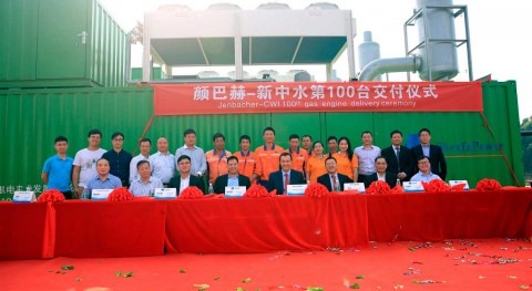 INNIO hits milestone installation of more than 100 jenbachers for China Water