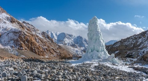 Ice stupas: artificial mini glaciers bringing water to some of the driest, coldest places on Earth
