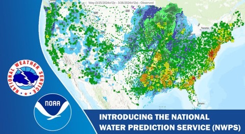 National Weather Service launches new website for water prediction and products