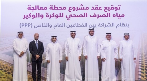 Qatar launches first sewage treatment project under public-private partnership