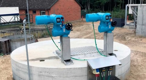 Danish wastewater plant opts for actuator automation using CK Centronik modular actuators