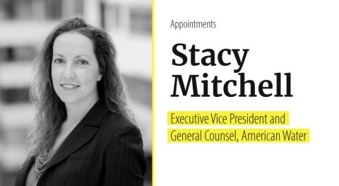 American Water names Stacy Mitchell Executive Vice President and General Counsel