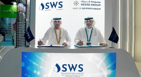 SWS and KEZAD sign framework agreement on polished water processing and distribution