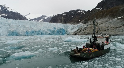 Underwater glacial melting is occurring at higher rates than modeling predicts