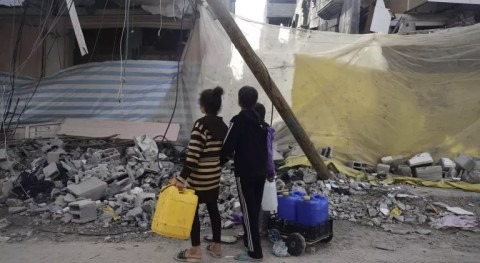 UNICEF estimates children in the southern Gaza Strip are accessing only 1.5 to 2 litres each day