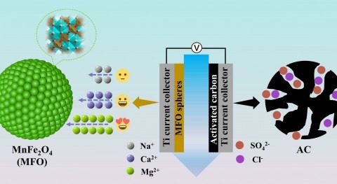 Researchers develop high-selective pseudocapacitive electrode for water softening