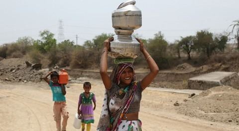 Climate change increases time spent by women on water collection by up to 30%