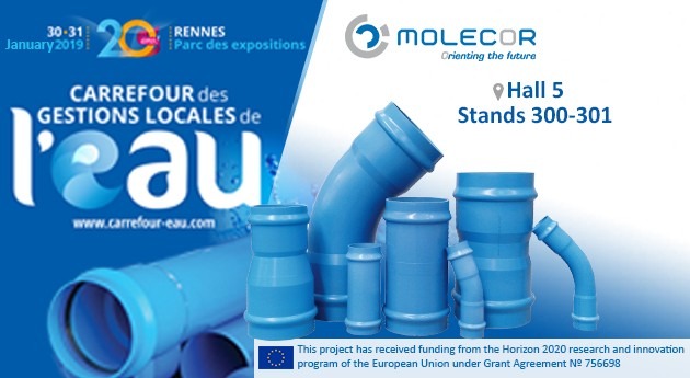 Molecor will be present at the “20e Carrefour des Gestions Locales l’Eau”