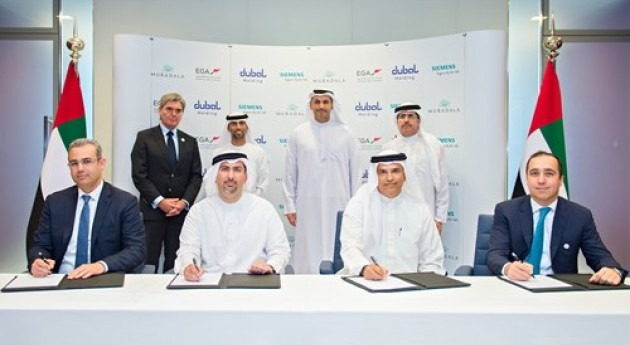 Mubadala and Dubal Holding sign deal with EGA to build new desalination plant