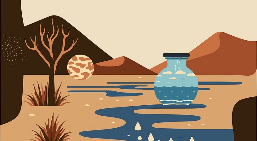 The Drop Store: stark image of water-scarce future
