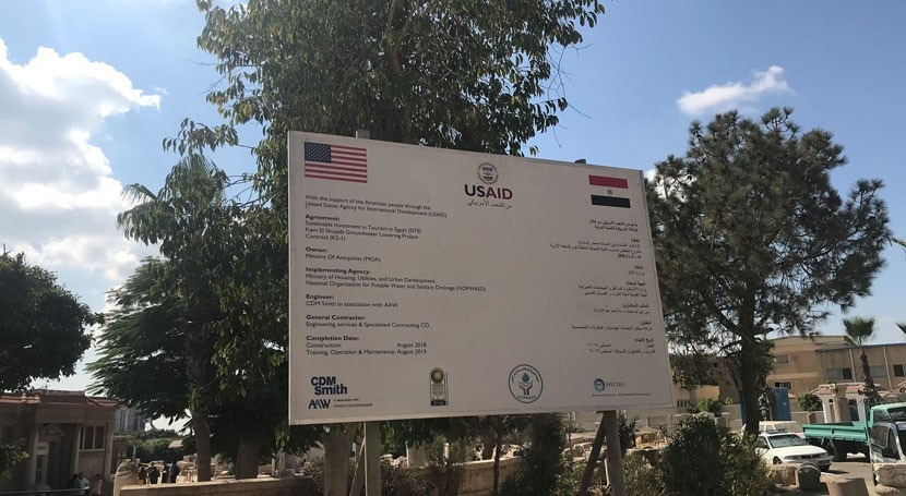 Egypt and U.S. unveil new groundwater system at Catacombs of Kom -Shuqafa