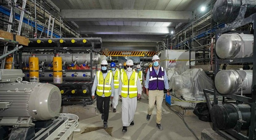 DEWA’s SWRO water desalination plant in Jebel Ali is 92% complete