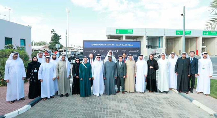 HH Sheikh Ahmed bin Saeed Al Maktoum inaugurates DEWA’s Smart Grid Station in Al Ruwayyah