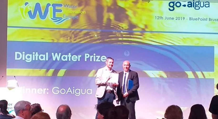 GoAigua wins the 2019 Digital Water Prize from Water Europe