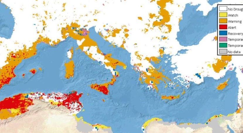Record drought hits the Mediterranean region  