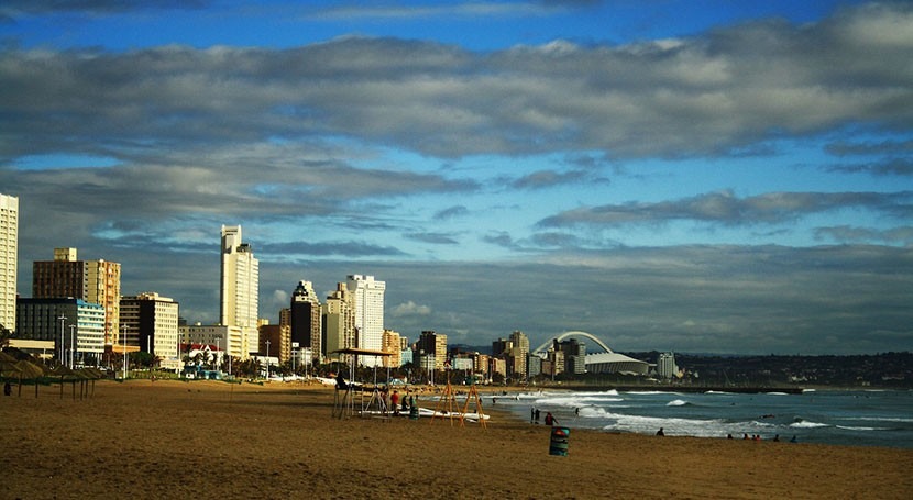 Durban coastline: sewage polluted beaches pose threat to holiday makers and the environment