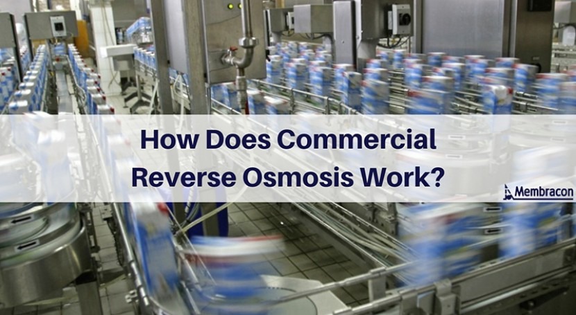 How does commercial reverse osmosis work?