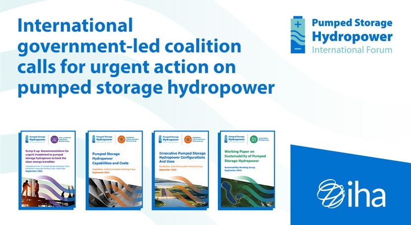 International government-led coalition calls for urgent action on pumped storage hydropower