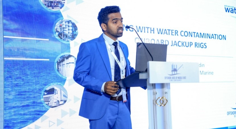 Advanced Watertek highlights the issue of water contamination at the Offshore Jack Up Middle East