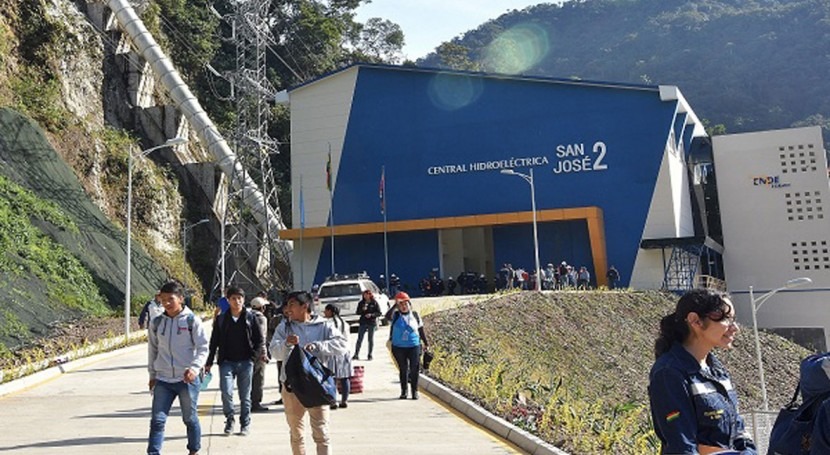 More than 700,000 people will benefit from San José 2 hydropower plant in Cochabamba, Bolivia