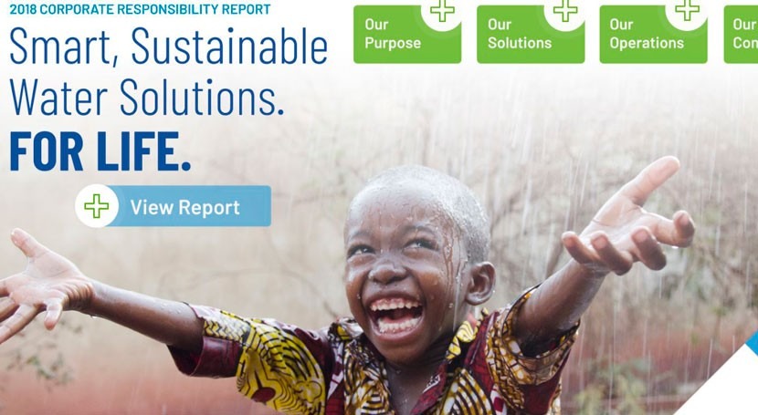 Pentair corporate responsibility report showcases smart, sustainable water solutions