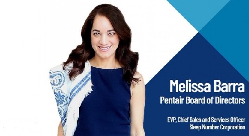 Pentair appoints Melissa Barra to Board of Directors