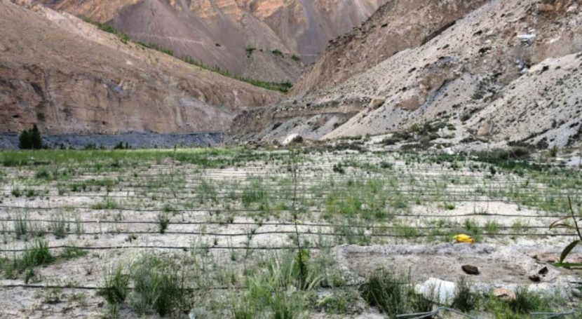 Zero-carbon water pumps turn Pakistan's barren mountains green