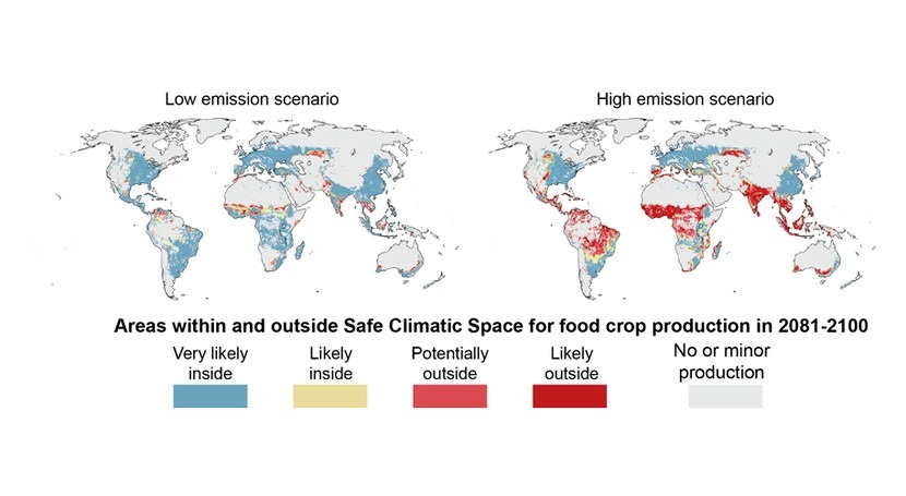 Climate change threatens one-third of global food production