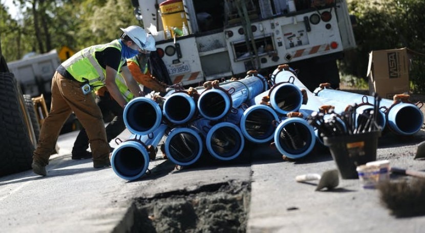 The US is making plans to replace all of its lead water pipes from coast to coast