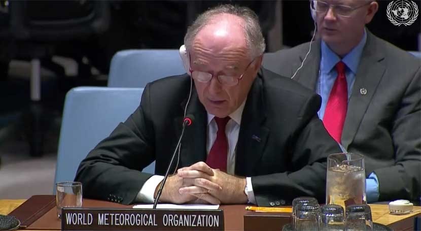 World Meteorological Organization addresses Security Council for first time