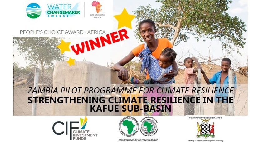 African Development Bank’s climate resilient project in Zambia wins water change maker award